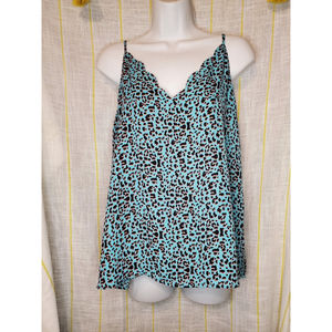 Neon Leopard Spaghetti Strap Top
